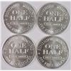 Image 2 : ( 4 ) HALF OUNCE .999 SILVER ROUNDS ( SUNSHINE MINT ) 2-OUNCES TOTAL