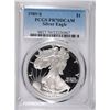 Image 1 : 1989-S AMERICAN SILVER EAGLE PCGS PR70 DCAM!