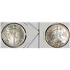 Image 1 : 2 AMERICAN SILVER EAGLES UNC, 1994 & 2005