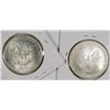 Image 2 : 2 AMERICAN SILVER EAGLES UNC, 1994 & 2005