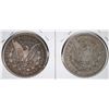 Image 2 : 2 MORGAN DOLLARS, 1878 7TF & 1892-S, BOTH NICE CIRC