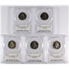 Image 2 : 5 - 1999-S PCGS PR69DCAM STATE QUARTER LOT - GEORGIA, PENN, NEW JERSEY,