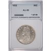 Image 1 : 1832 BUST HALF DOLLAR NNC GRADED AU