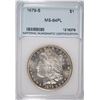 Image 1 : 1879-S MORGAN DOLLAR NNC GRADED GEM BU PL