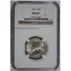 Image 1 : 1946 WASHINGTON QUARTER NGC MS 66+