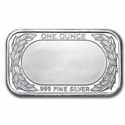 1 oz Silver Bar - American Flag Design