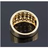 Image 2 : 1.05 ctw Pave Channel Set Diamonds Filigree Ring 14K Yellow Gold  6.56g|**Size:6.5