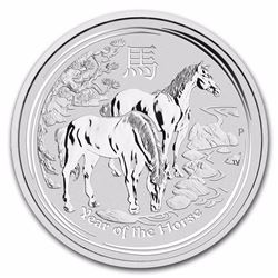 2014 Australia 5 oz Silver Lunar Horse (SII)