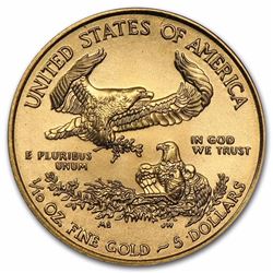 2013 1/10 oz Gold American Eagle BU