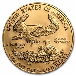 1987 1 oz Gold American Eagle BU (MCMLXXXVII)