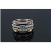 Image 1 : 0.75ctw Statement Diamond Ring 14k Two Tone G-HSi2-Si3|Ring Size:7|Gram Weight:5.3