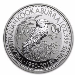 2015 Australia 1 oz Silver Kookaburra BU (Goat Privy)