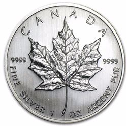 2008 Canada 1 oz Silver Maple Leaf BU