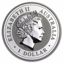 2007 Australia 1 oz Silver Kookaburra BU