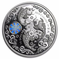 2015 Canada 1 oz Silver $15 Maple of Prosperity (Hologram)