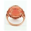 Image 3 : 7.40ct Oval Pink Opal with 0.56c Diamonds 14K Rose Gold Halo Cocktail Ring - 7
