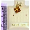 Image 2 : 14K GOLD CITRINE PENDANT