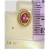 Image 2 : 14K GOLD PINK TOURMALINE PENDANT