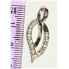 Image 2 : STERLING SILVER CUBIC ZIRCONIA PENDANT