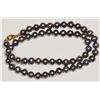 Image 1 : STERLING SILVER CLASP BLACK FRESHWATER PEARL