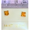 Image 2 : 14K GOLD CITRINE EARRINGS