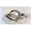 Image 1 : STERLING SILVER DIAMOND RING