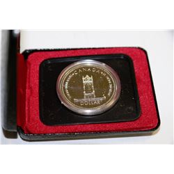 1977 CANADIAN SILVER DOLLAR CASED