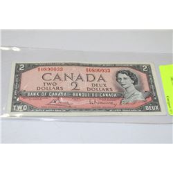 1954 UNCIRCULATED $2.00 BILL
