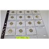 Image 1 : SILVER COLLECTION CANADIAN 10 CENT INCLUDING. X15