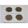 Image 1 : LOT OF 4 CANADIAN DOLLAR COINS FROM 1968-1980