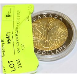 CANADIAN 20 DOLLARS COIN FINE SILVER 1 OZ