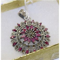 .925 SILVER RUBY PENDANT