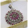Image 1 : .925 SILVER RUBY PENDANT