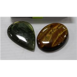 SET OF 2 MIXED GEMSTONES