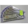 Image 1 : LOT OF 5 CANADIAN $1.00 BILLS