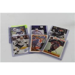BUNDLE OF 7 VARIOUS WAYNE GRETZKY HOCKEY CARDS