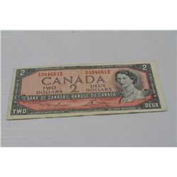 1954 CANADIAN $2.00 BILL