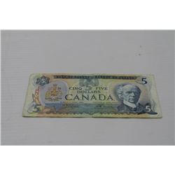 1979 CANADIAN $5.00 BILL