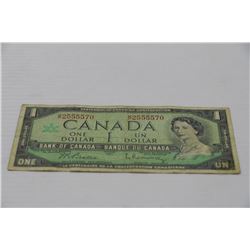 UNIQUE QUADRUPLE 5'S CANADIAN 1-DOLLAR BILL