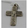 Image 1 : STERLING SILVER 13.7G 1 3/4"X1 1/4"JESUS CHRIST
