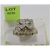 Image 1 : STERLING SILVER 925 BOXED FLOWER RING SIZE 5 1/2