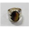 Image 1 : MENS STERLING SILVER 925 RING WITH TIGER EYE