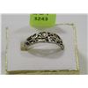 Image 1 : STERLING SILVER SIZE 8 1/2 FILIGREE RING