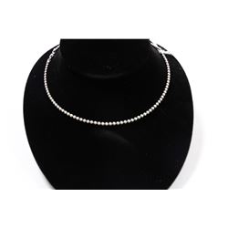 STERLING SILVER 925 17 1/2" "BATHTUB" CHAIN