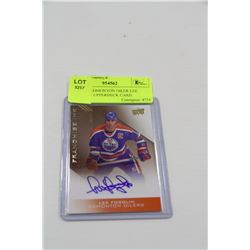 SIGNED EDMONTON OILER LEE FOGOLIN UPPERDECK CARD