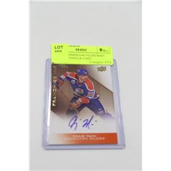 SIGNED EDMONTON OILER CRAIG MUNI UPPERDECK CARD