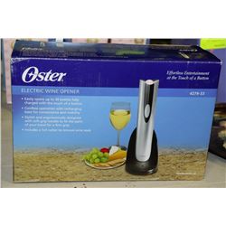 NEW OSTER ELECTRIC WINE OPENER