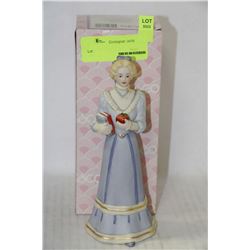 PORCELAIN BLONDE TEACHER FIGURINE