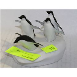 PENGUIN ORNAMENT SIGNED BY ARTIST JOHN PERRY
