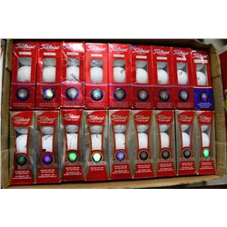 FLAT OF 3 RECLAIMED GOLF BALLS